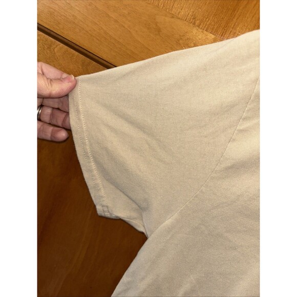 Isaac Morris T Shirt Women L Beige Space Cowgurl Boots Streetwear Cotton Blend - Picture 5 of 7